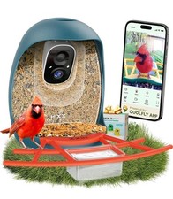 HIXX  Smart Bird Feeder with Camera, Birdwatching Camera AI Identify Bird Solar
