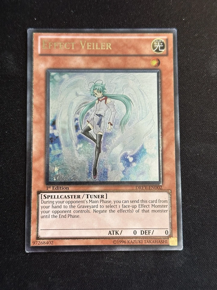 Yugioh 1x Effect Veiler DREV-EN002 Ultimate Rare 1st Edition NM - Image 2 of 4