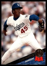 Pedro Martinez 1993 Leaf #163 Dodgers MLB READ FREE SHIPPING AutographDen