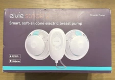 Elvie STRIDE 2 Smart, Soft-Silicone Double Electric Breast Pump EB01