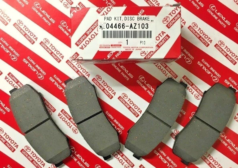 2003-2021 TOYOTA 4RUNNER REAR CERAMIC BRAKE PADS GENUINE OEM 04466-AZ103 - Image 4 of 4