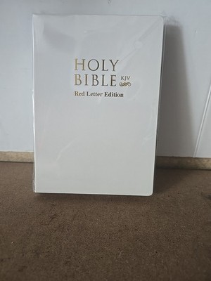 Holy Bible KJV Red Letter Edition Old and New Testament Black Cover Sealed