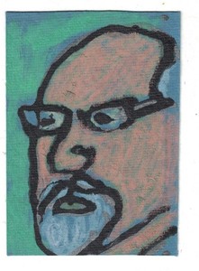 ACEO "MR" 2.5" by 3.5" Original Art