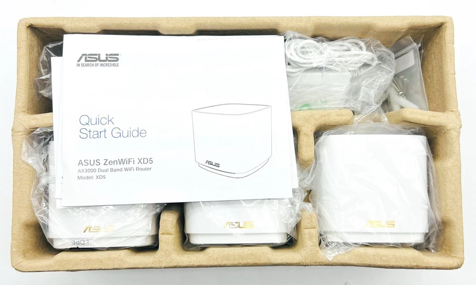 ASUS ZenWiFi XD5 AX3000 Wireless Dual-Band Gigabit Mesh Wi-Fi System (3 Pack) - Image 4 of 4