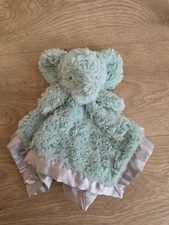 Cloud Island Green Elephant Baby Blanket Satin Target Security Lovey Swirl