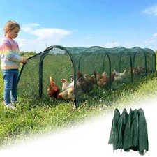 Chicken Runs for Yard,79"  157" Extra Long Foldable Chicken Tunnels for Outs...
