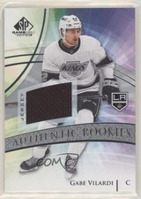 2020-21 Upper Deck SP Game Used Authentic Rookies Silver Jersey Gabe Vilardi au7