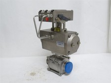 241509 New-No Box; AVCS 625-1486 Actuated Sanitary Ball Valve; SS; 2" Clamp