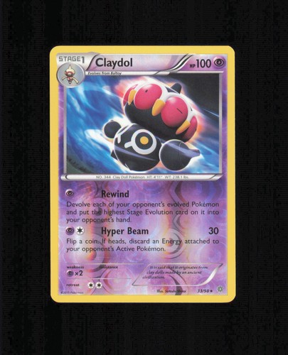 Claydol 33/98 Ancient Origins Reverse Holo Lightly Played