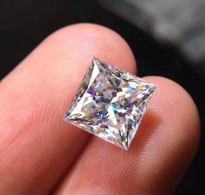 3 Ct CVD Lab-Grown VVS1 Diamond Princess Cut D Color Certified Loose Diamond