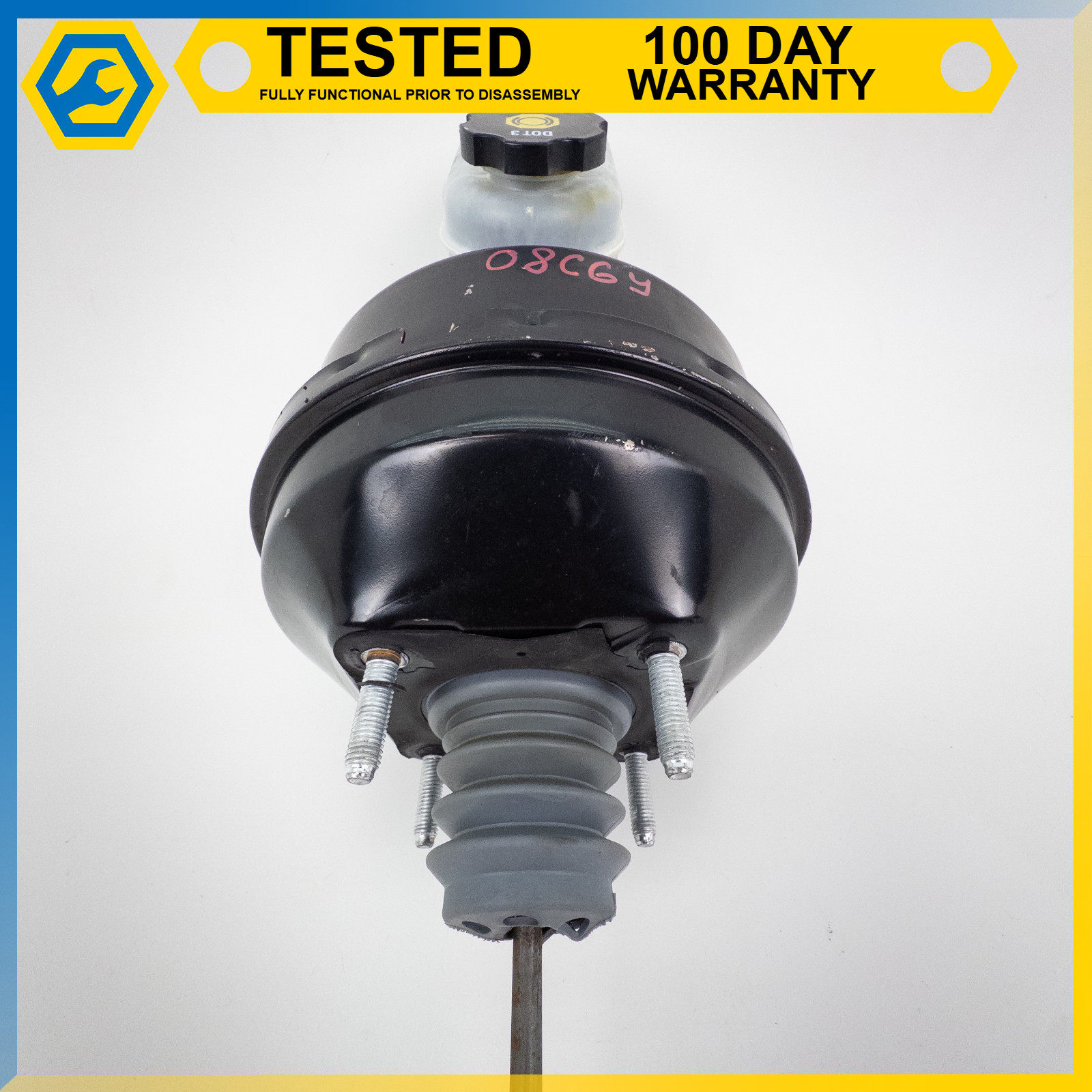 05-13 CHEVROLET CORVETTE C6 POWER BRAKE BOOSTER MASTER CYLINDER OEM