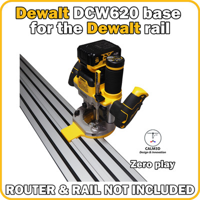 Dewalt DCW620 XR Kolben Router Basis für die Dewalt DWS5021 Schiene - INKL. P&P