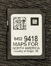 2018-2022 CHEVY GMC CADILLAC BUICK NAVIGATION SD CARD 8452 9418 FACTORY GM OEM