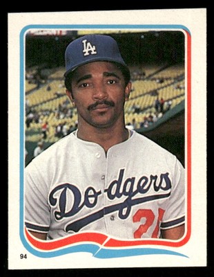 1985 Fleer Star Stickers Set Break NM Alejandro Pena Los Angeles Dodgers #94