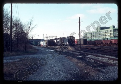 NYC New York Central Railroad Yard Springfield OH 12-7-75 35mm Slide (10255)