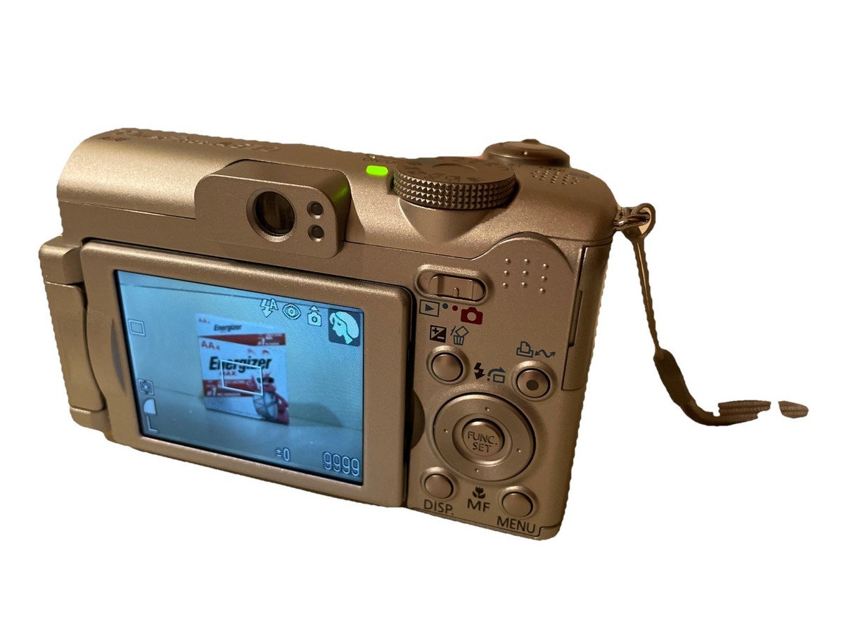 Canon PowerShot A630 8.0MP 4x Zoom CCD Digital Camera -Silver READ