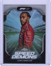 2025 Topps Chrome Formula F1 #SD-2 Lewis Hamilton Speed Demons Refractor