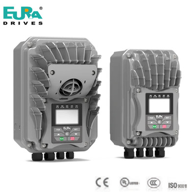 NEW Eura Drives EM30 IP66 Protection VFD 1PH 220V 0.75KW AC Drive EM30-0007S2