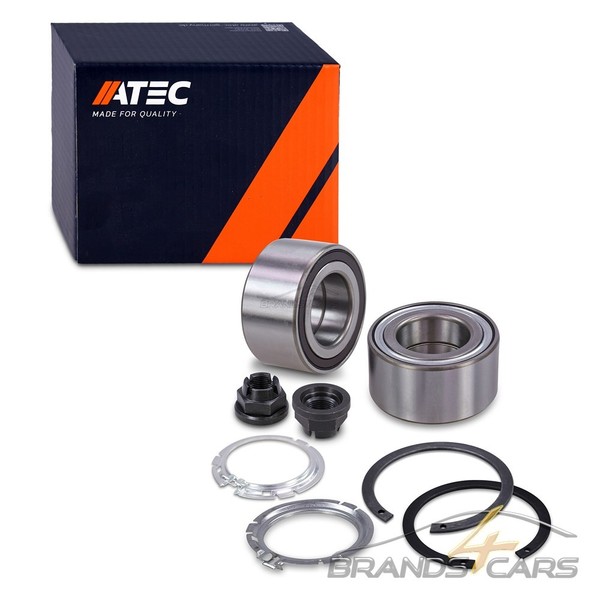 Atec 2X Radlager Vorne FÜR Dacia Dokker Renault Captur Clio Grand Scenic Megane-image