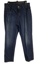 Women's Chico's The So Slimming Girlfriend Ankle Jeans Size 2R 12 