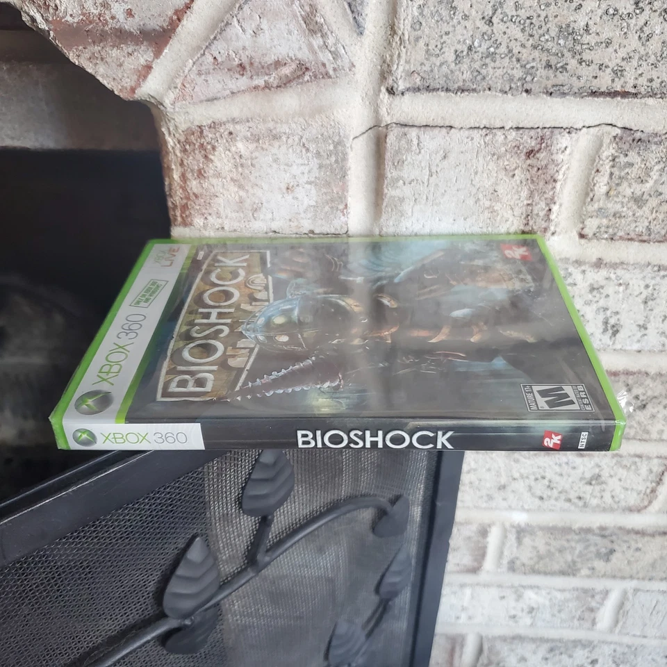 NOVO Bioshock Xbox 360 Primeira Edição com Capa Selada de Fábrica RARO Lançamento Run - Imagem 3 de 4