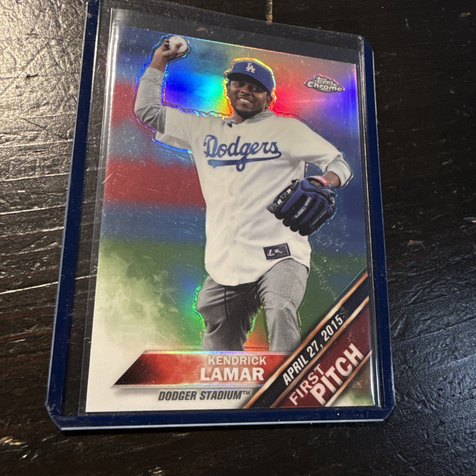 2016 Topps Chrome - First Pitch Kendrick Lamar Refractor #FPC-20 SSP