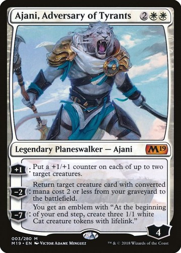 Ajani, Adversary of Tyrants (Foil) - Core Set 2019