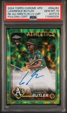 2024 Topps Chrome Update Chrome Lawrence Butler Auto /85 PSA 10
