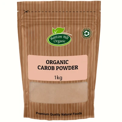 Organic Carob Powder 1kg by Hatton Hill Organic