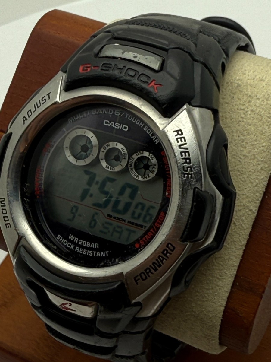 Casio G-Shock GW-M500A-1 Solar Atomic Digital Watch Multi-Band 6
