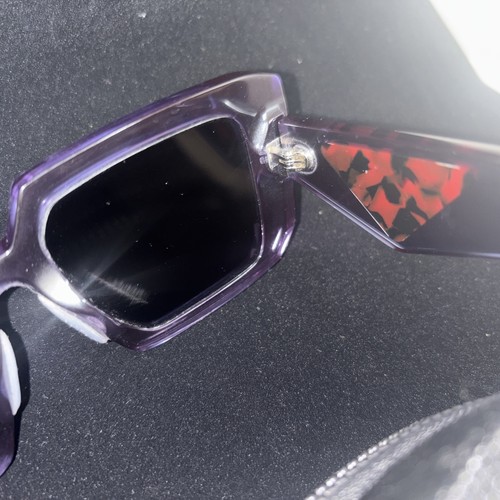 PRADA SPR 23Y – F Transparent Amethyst Violet Women's Sunglasses