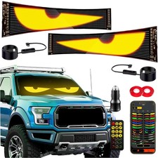 Devil Eyes Light 2PC for Windshield-23.42x4.72IN Programmable LED Eyes Advan...