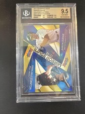 #MI-1 Giancarlo Stanton/Aaron Judge 2017 Bowman's Best /50 Mirror Image Gold Ref