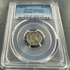 1869-S H10C Liberty Seated Half Dime PCGS Genuine XF Details, Damaged (88334)