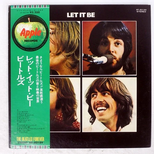 BEATLES LET IT BE APPLE AP80189 Japan VINYL LP