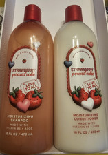 Bath  Body Works STRAWBERRY POUND CAKE Shampoo Conditioner - U CHOOSE New 
