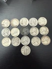US Silver Coins (Quarters)  Lot Of  16 Silver coins
