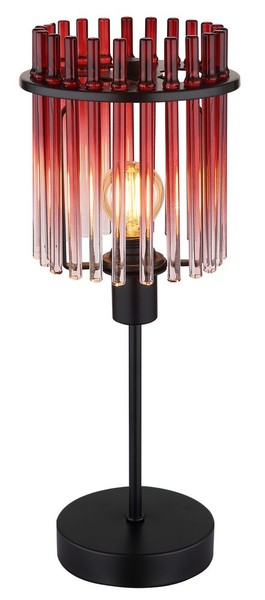 Globo Tbr Gorley Tischleuchte Metall Schwarz Matt, 1X E14, 37,5 Cm, Design-Stil,-image