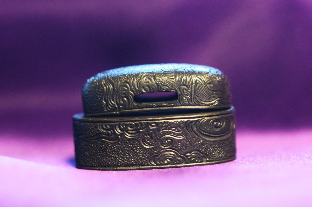 Dragon Edge Long Sword Fittings Decorative Head Unique Swordsmen Collectible