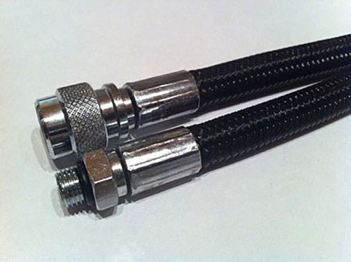 MARKENLOS Miflex Extreme Inflatorschlauch 90cm in schwarz 3/8"