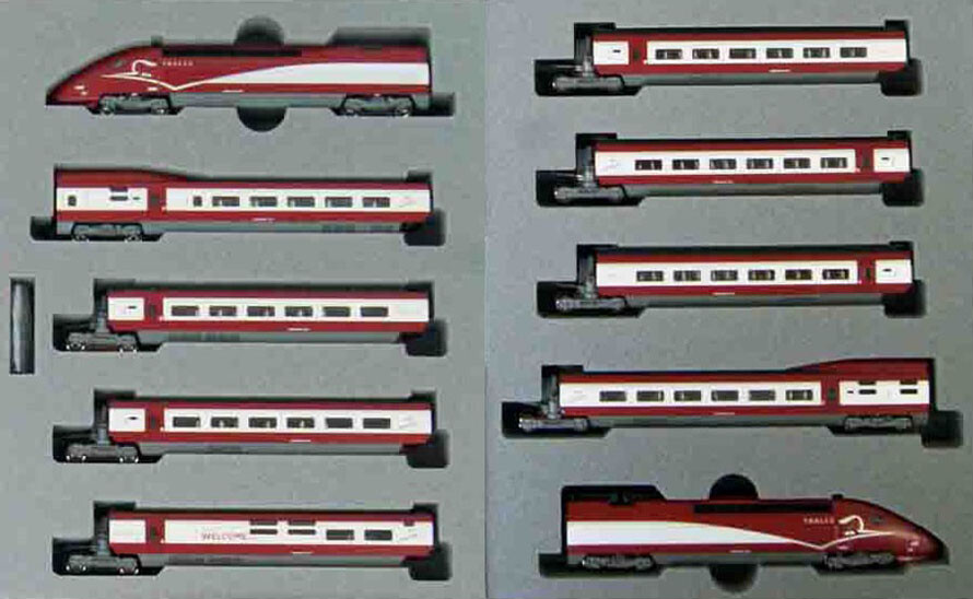KATO Thalys PBKA Nゲージ 10両セット TGV Thalys (タリス) PBKA (新色) (10両セット) ☆外国形モデル
