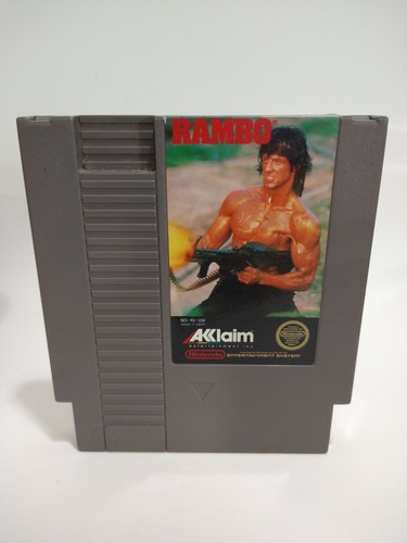 *TESTED* Rambo - Nintendo NES - Authentic - WORKS PINS POLISHED | eBay