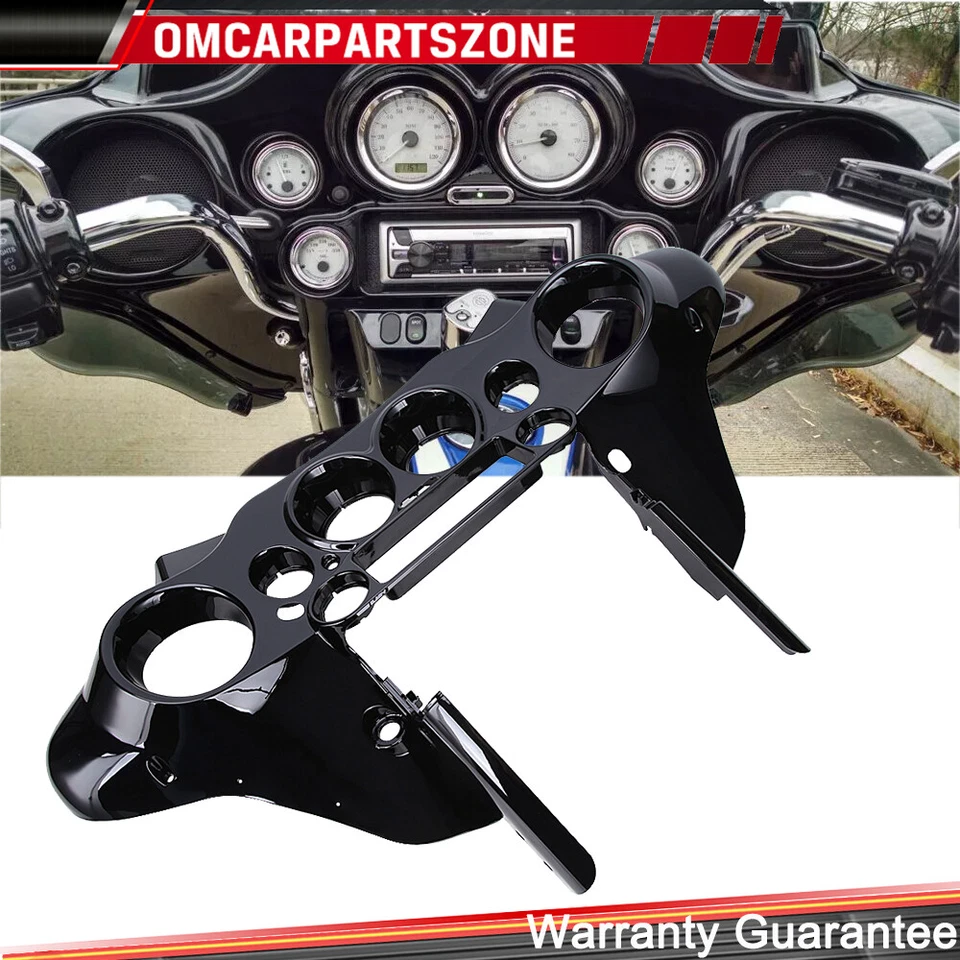 Vivid Black Batwing Inner Fairing For 96-13 Harley Touring Electra Street Glide - Image 2 of 4