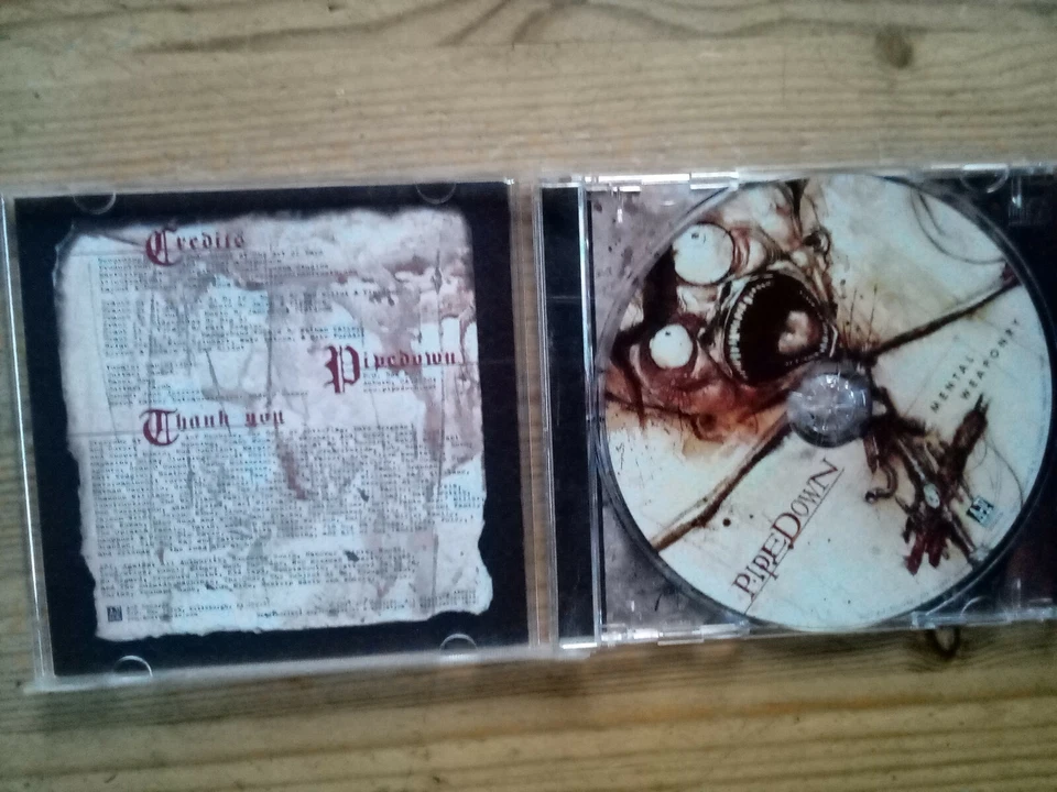 PIPEDOWN - MENTAL WEAPONRY - 2004 A-F records - Melodic Punk CD / Gratisversand - Bild 2 von 2