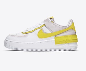 nike air force 1 shadow yellow and white
