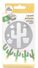 Ek Tools LARGE CACTUS PUNCH 54-30298 New  Approx 2  Dia Image Size