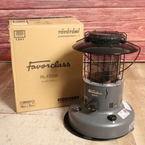 Toyotomi Kerosene Oil Heater RL-F2500 (H) Dark Gray Camp Made In Japan Brand New - Picture 1 of 6