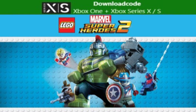 NEU für XBOX One Series X S Spiel LEGO Marvel Super Heroes 2 Download Code