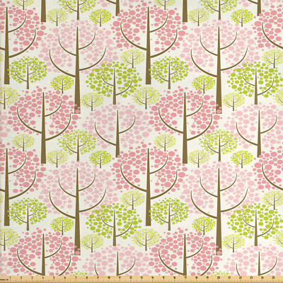 Baum Gewebe als Meterware Eastern Cherry Blooms