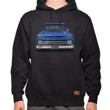 1964 Chevy C10 The Legend Classic Car- Men's/Unisex Hoodie Made in USA